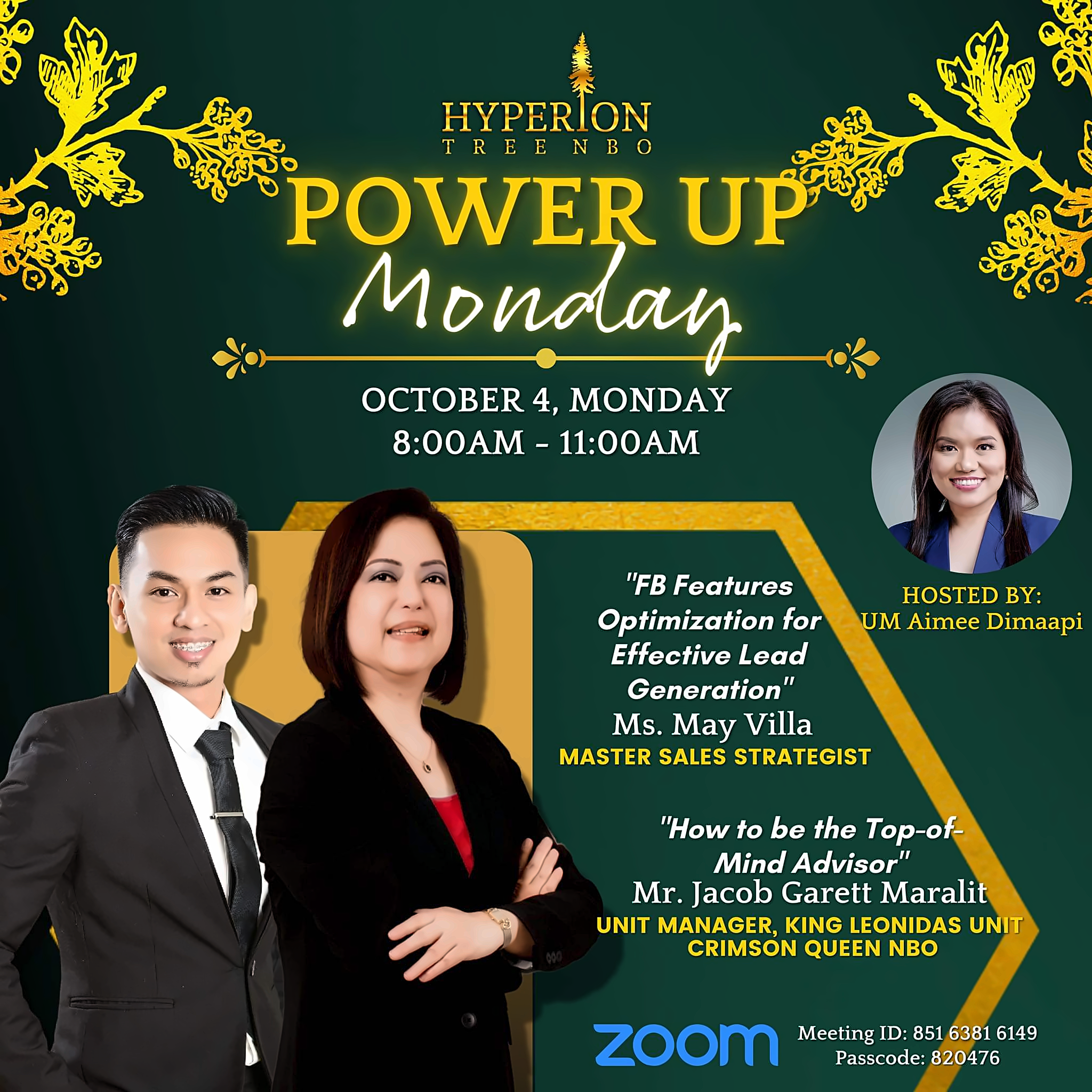 MCV speaking event poster